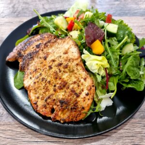 roston csirke kevert salátával