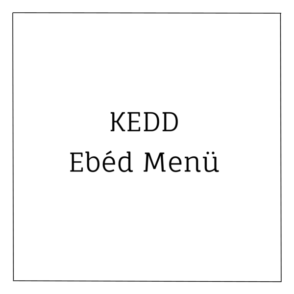 ebéd menü keddre