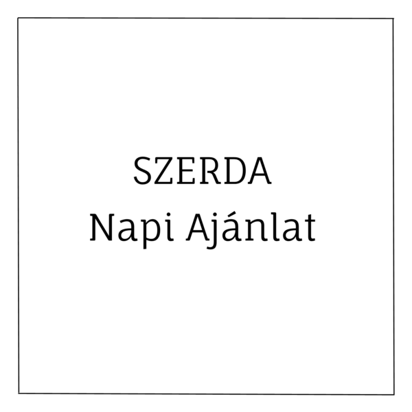 szerda napi ajánlat