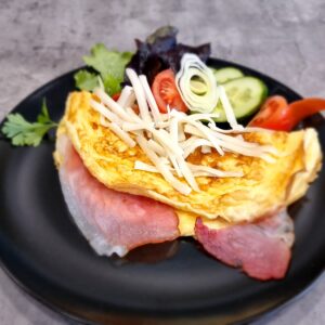 Serrano sonkás omlett