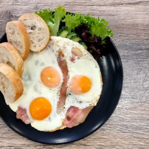 bacon and eggs